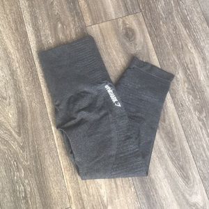 Gymshark Black Cropped Seamless Leggings